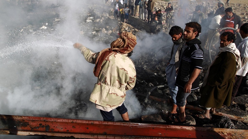 عدن ہوائی اڈے پر ہونے والے دھماکے کا انصار اللہ سے کوئی تعلق نہیں: البخیتی