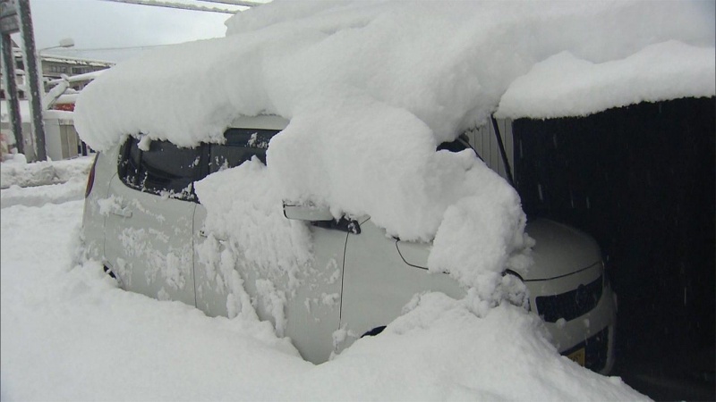 日本で数年に一度の大雪　空の便140本以上が欠航、岩手で死者1名