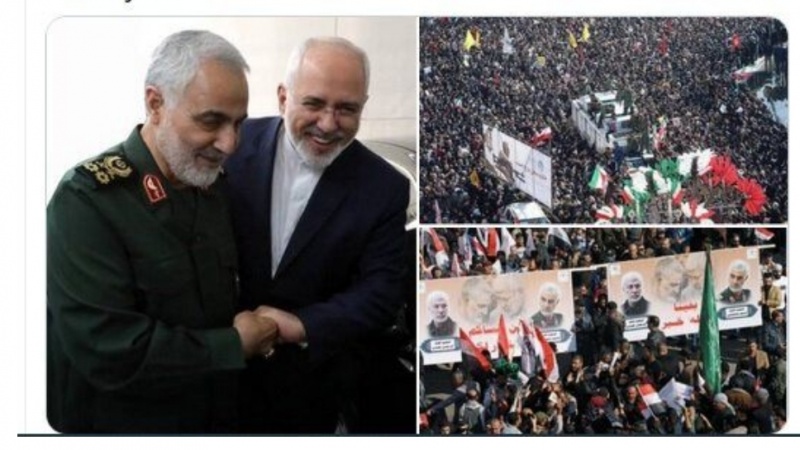 Zarif: Şehit Süleymani'nin şehadetinden sadece IŞİD yararlandı