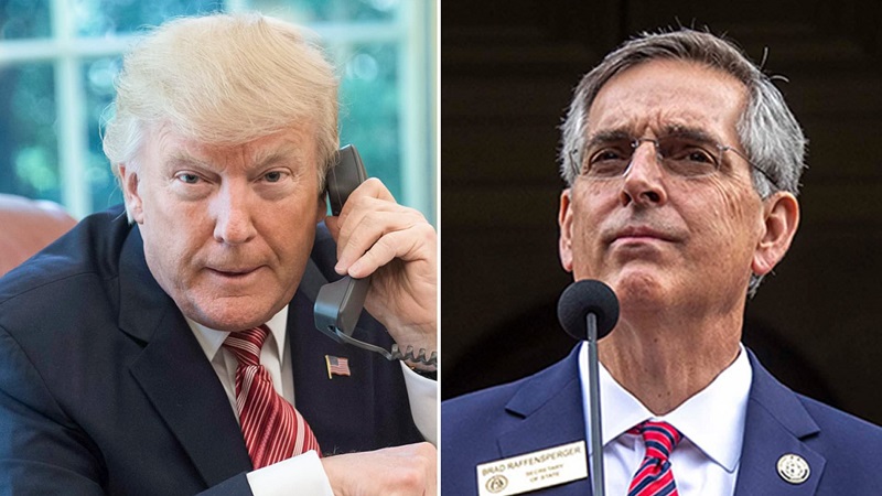 ​An Bankado Wani Sauti Da Aka Nada Trump Na Neman Aringizon Kuri’u A Jihar Georgia