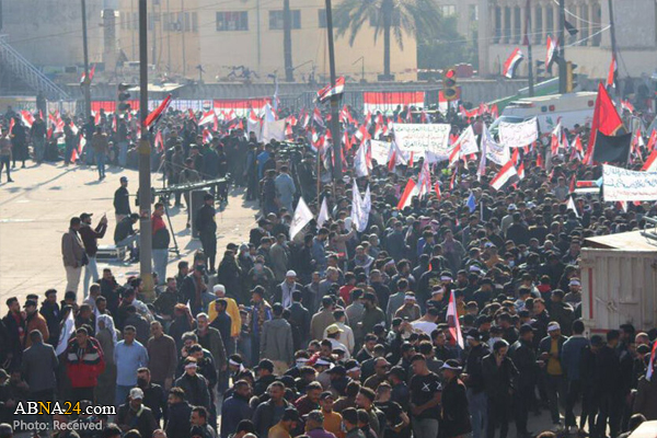 تقرير مصور / ملحمة تظاهرات العراقيين وفاء لدماء قادة النصر (الشهيد سليماني والشهيد المهندس) 