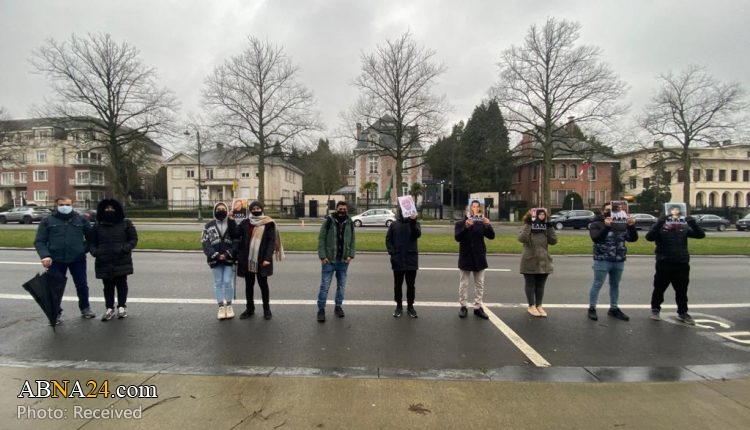 Human rights defenders demonstrate in Brussels to denounce Saudi regime crimes