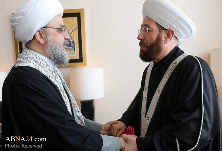 Senior Iranian Shia cleric meet with top Syrian Sunni Mufti