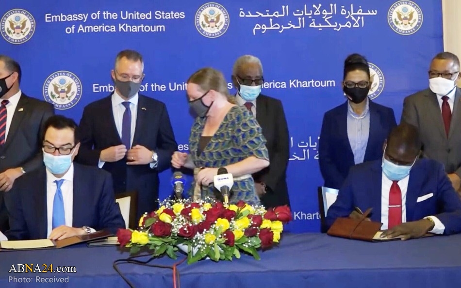 Sudan signed a US-sponsored deal to normalize relations with Zionist regime