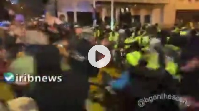 Washington'da Trump hamileriyle polis arasında çatışma