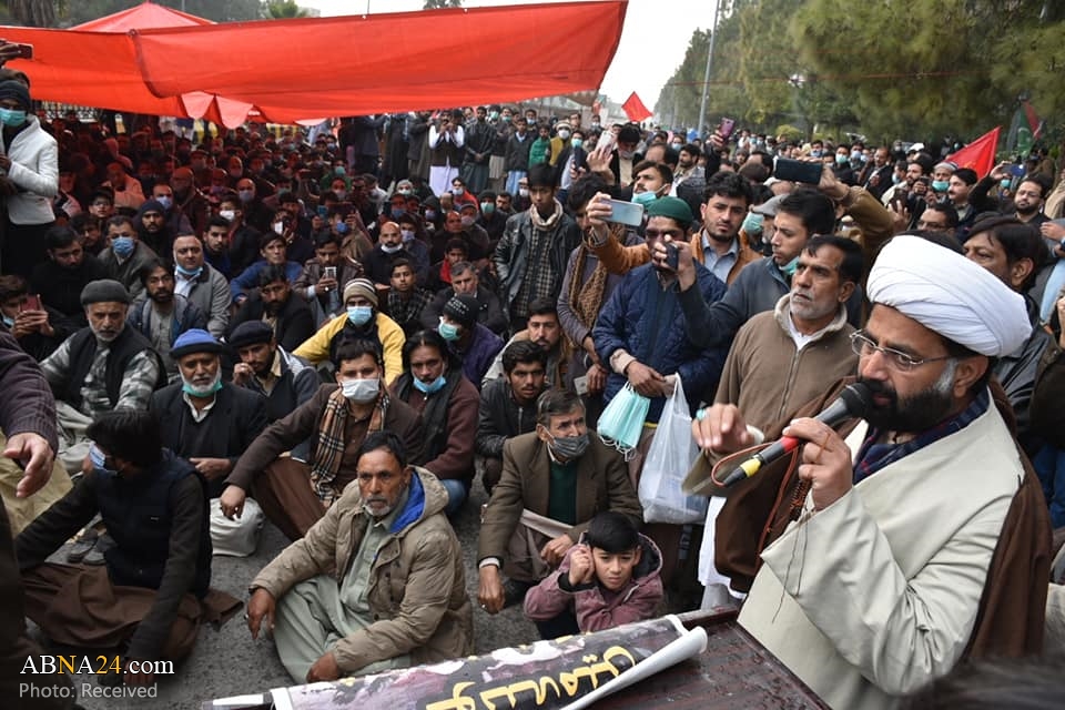 Photos: Majlis Wahdat Muslimeen held a protest for the 6th day in Islamabad  against 'Shia Genocide' in Pakistan