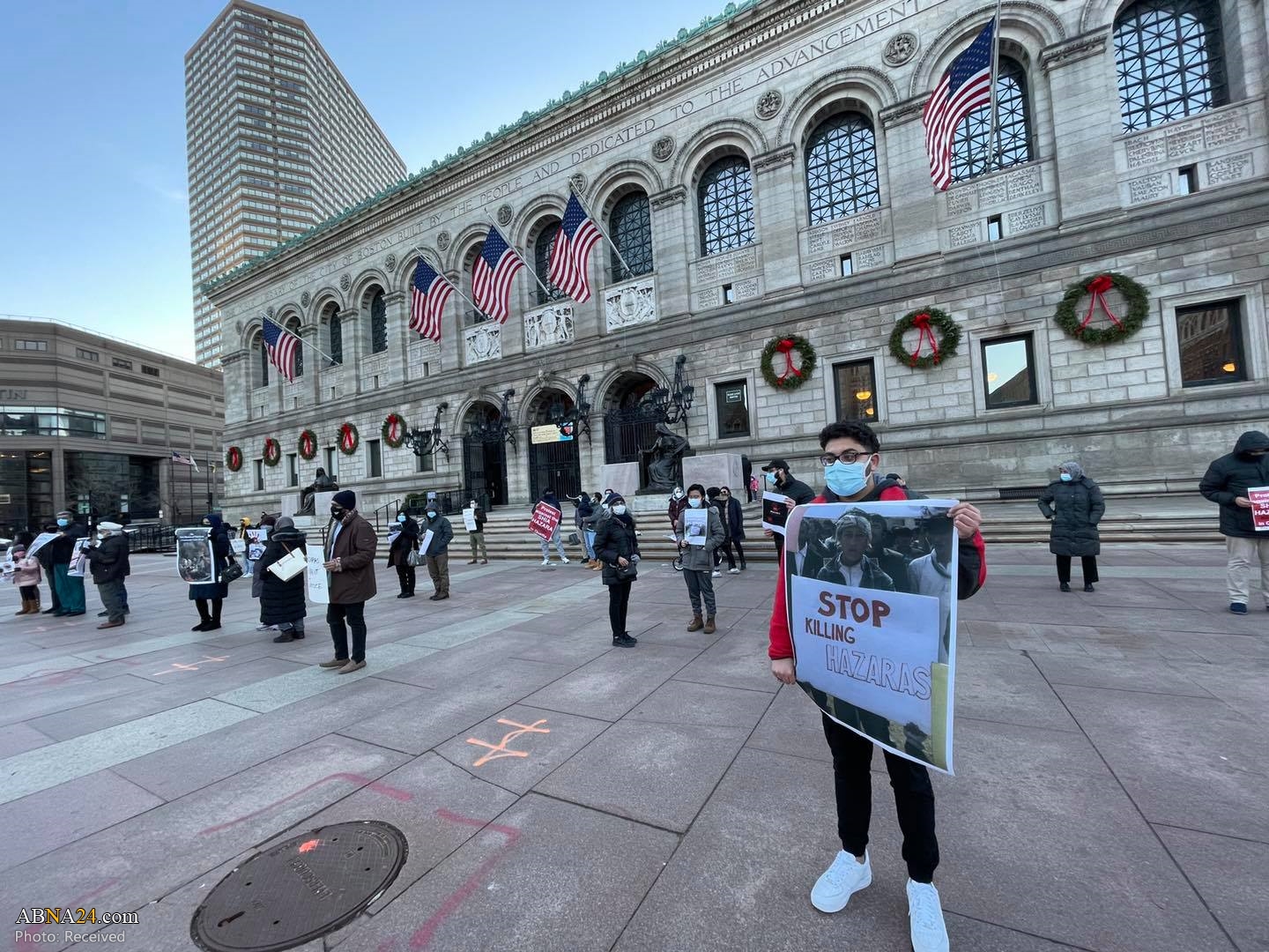 Resimli Haber/ Pakistan'daki terörist saldırıya "Boston" şehrinde protesto