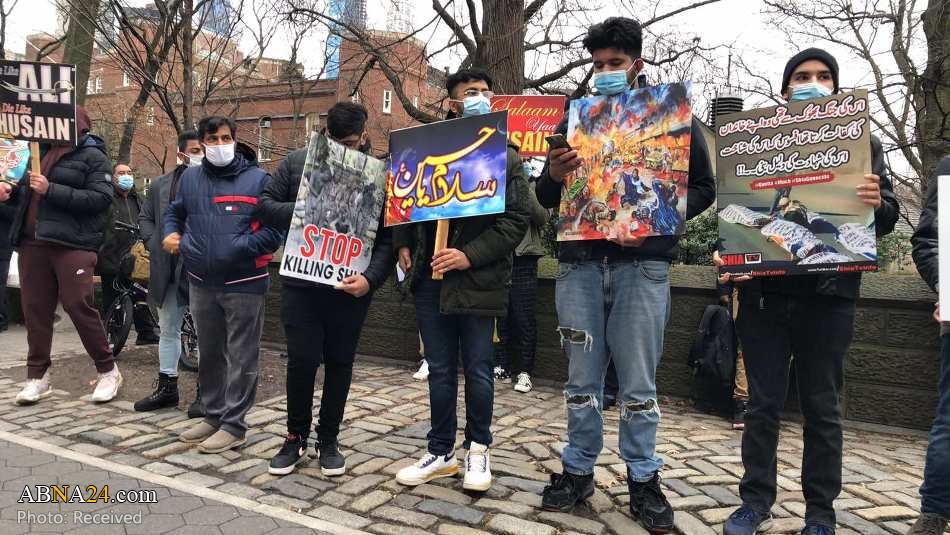Resimli Haber/ Pakistan'daki terörist saldırıya New York şehrinde protesto