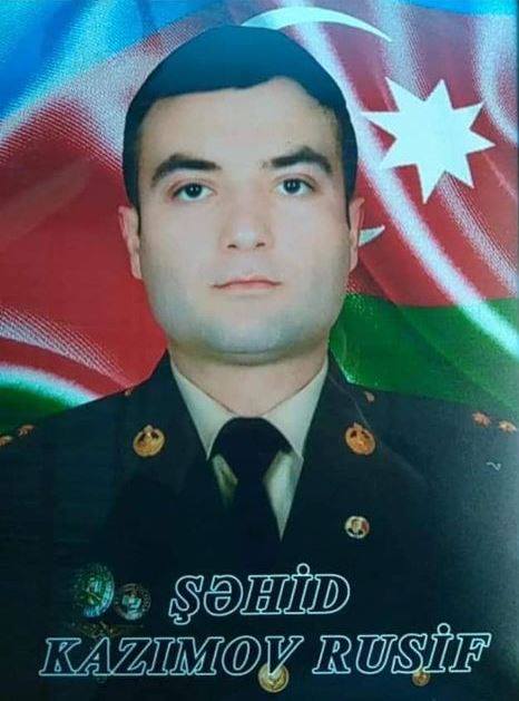 Торпагларымызы ишғалдан азад едән Һүсејнчи Шәһид забитимиз, лејтенант Русиф Казымов – Видео