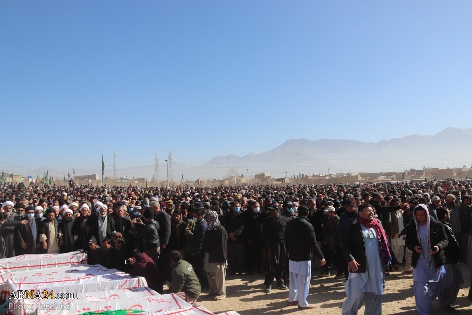 Photos 1: Funeral procession of 11 Hazara Shia Muslims in Quetta, Pakistan