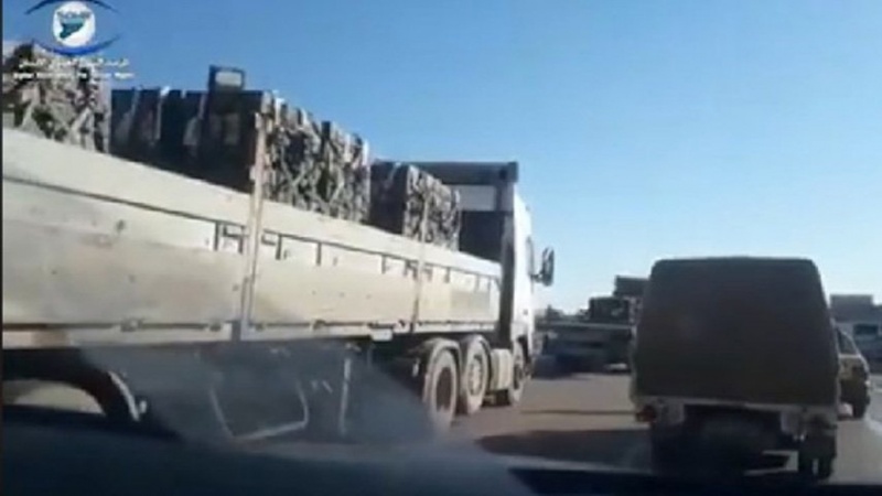АБШ Суријанын Һәсәкәһ вилајәтиндәки базаларына 50 јүк машыны силаһ ҝөндәриб
