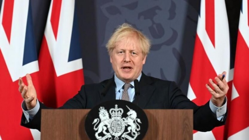 大多数英国人支持英国首相鲍里斯·约翰逊辞职