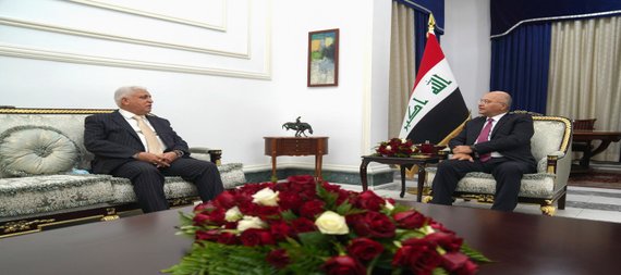 Iraki:Shugaban Kasa Ya Gana Da Shugaban Hashdushaabi Falih Al-Fayyad