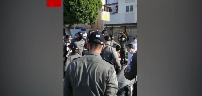 Siyonist polisin halka saldırısı