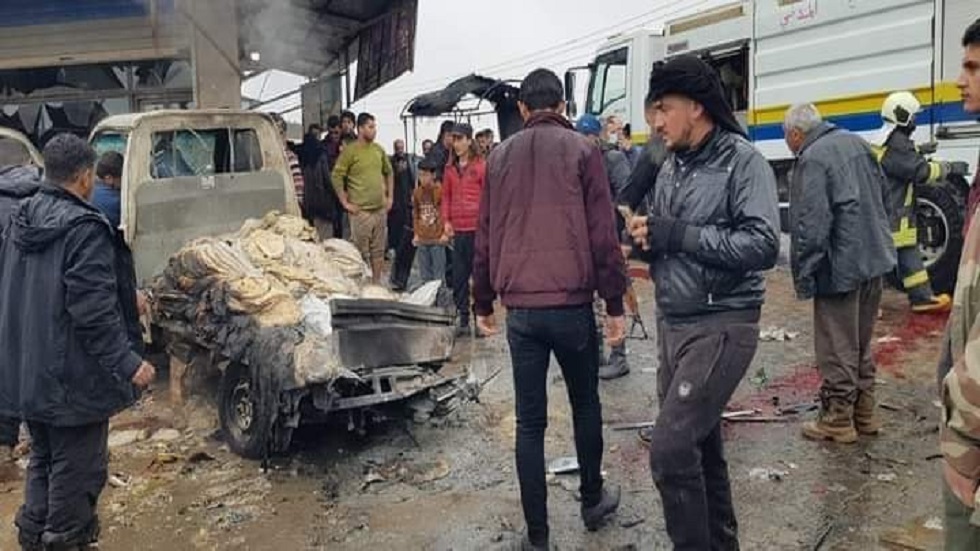 قتيل وجرحى بانفجار عبوة ناسفة في سيارة لتوزيع الخبز بريف حلب السورية