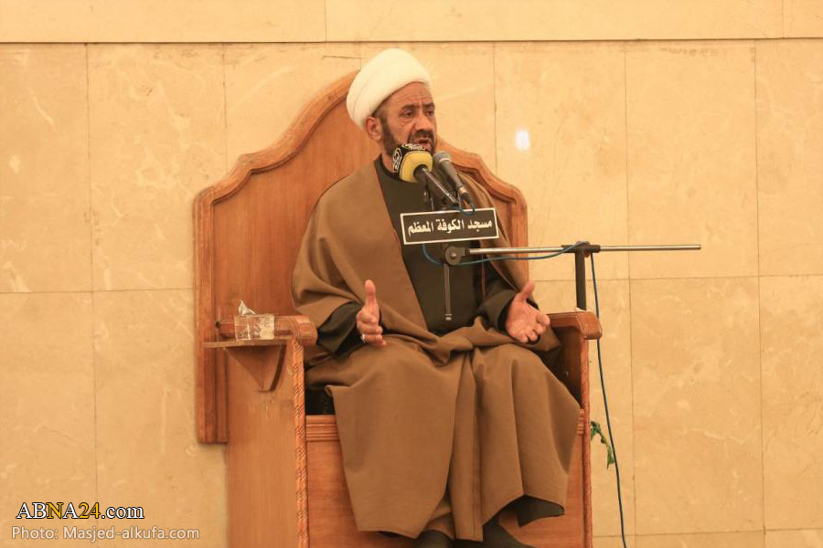 Resimli Haber/ Büyük Kufe Camiiinde Hz.Fatımatüz Zehra (s.a) için matem merasimi