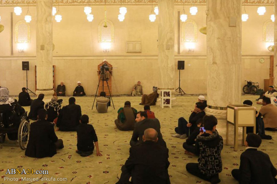 Photos: Martyrdom anniversary of Hazrat Zahra held at Grand Mosque of Kufa