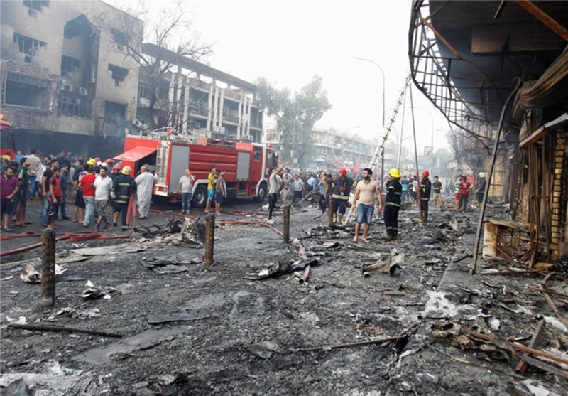 مقتل 15 شخصا وإصابة 20 آخرين في هجوم انتحاري وسط بغداد