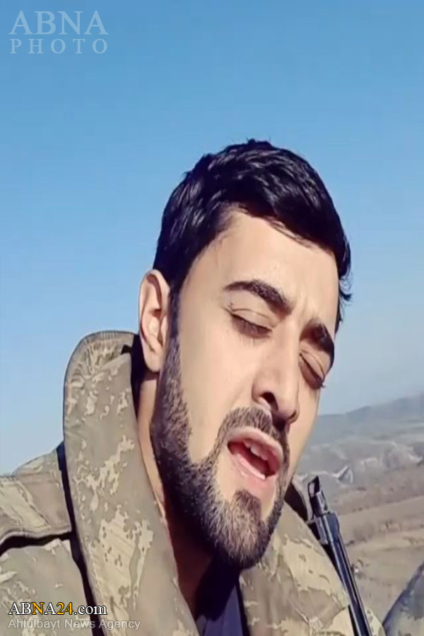Азад олунмуш јүксәкликләрдә Азәрбајҹан әсҝәрләри Имам Әлијә (ә) мәдһијјәләр охујур – Видео