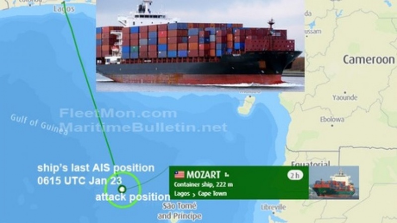 Perompak Bajak Kapal Turki di Perairan Guinea