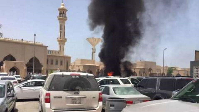سعودی دار الحکومت کا آسمان دھماکوں کی آوازوں سے گونج اٹھا