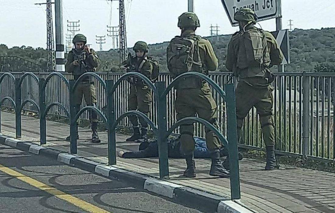 استشهاد شاب برصاص الاحتلال بعد محاولة تنفيذ عملية طعن قرب سلفيت