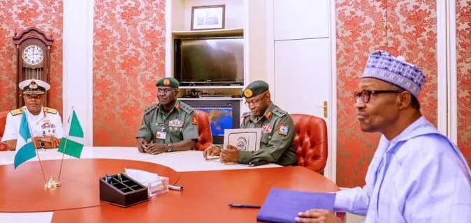 Najeriya : Buhari Ya Yi Wa Manyan Hafsoshin Tsaron Kasar Ritaya