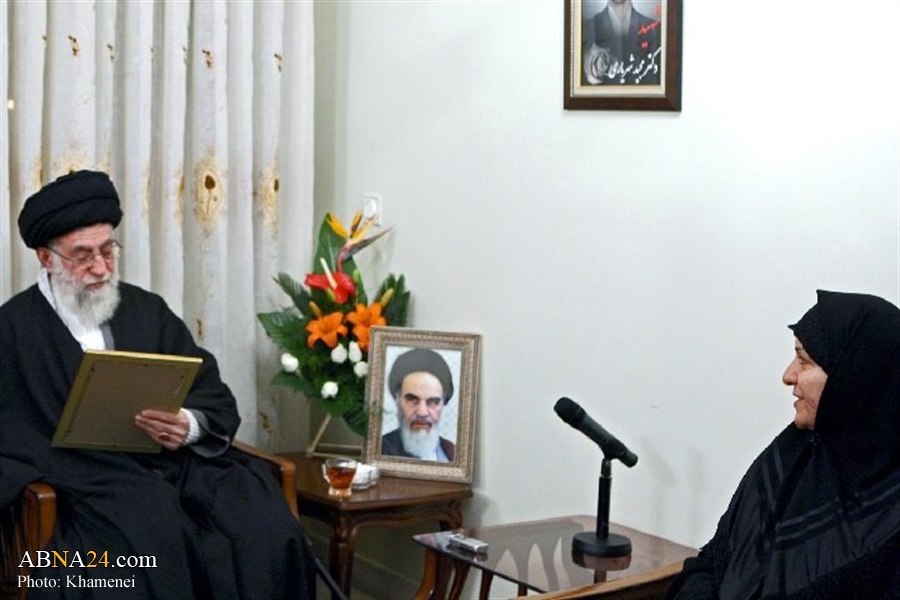 Video: Imam Khamenei's advice to wife of the nuclear scientist who was assassinated