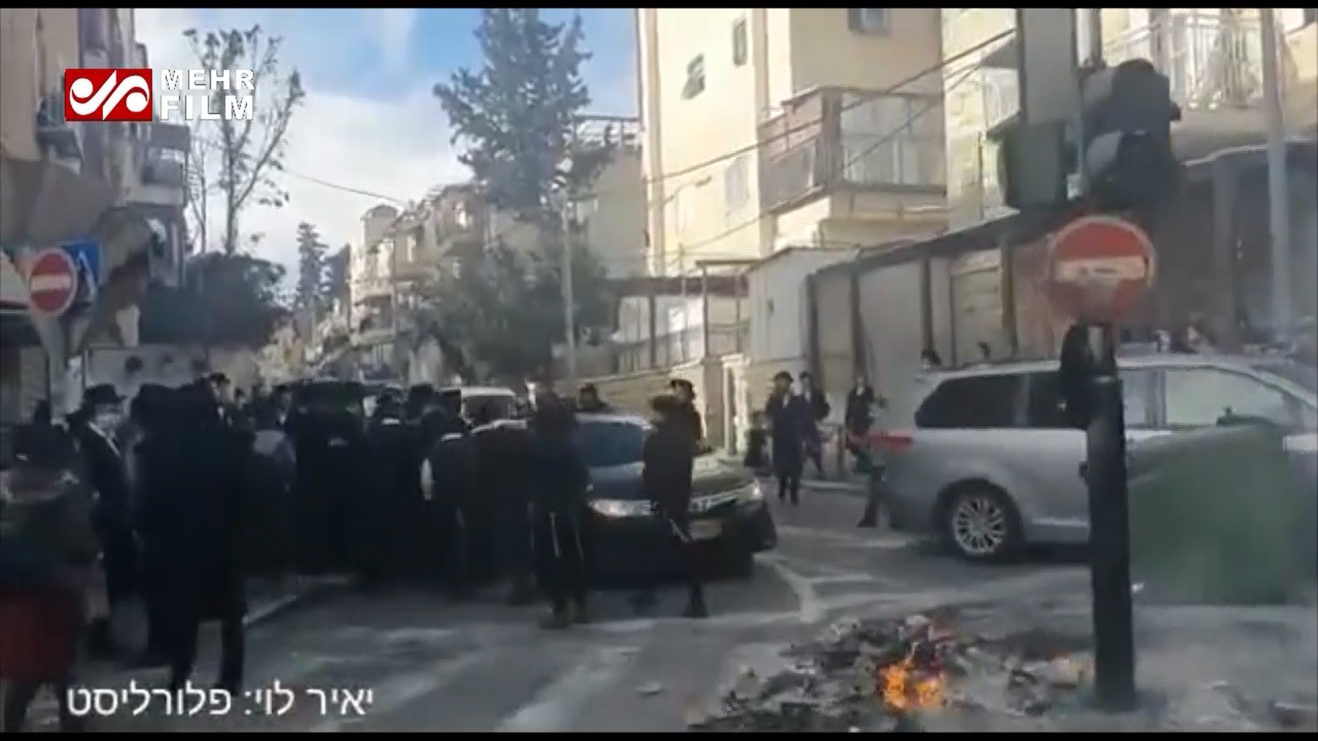 Conflitos violentos entre a polícia e os ultraortodoxos em Israel