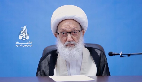 آية الله قاسم: أمثال ترامب وماكرون شياطين يريدون إشعال نار الحرب بين الاديان 
