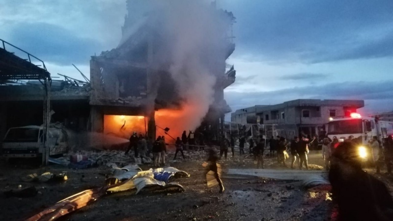 Halep'te patlama: Ölen ve yaralananlar var