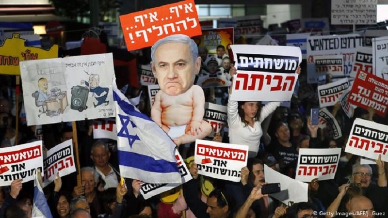 Aksi Protes Menentang Netanyahu