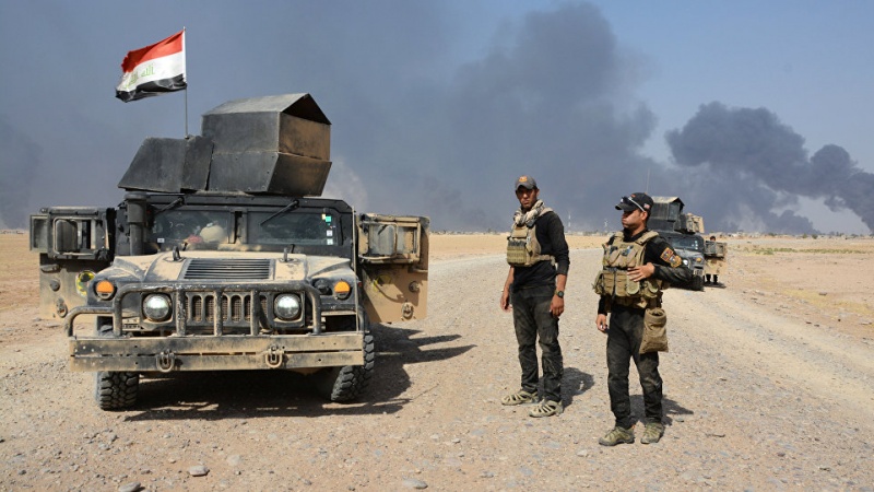 Pangkalan Baru Daesh di Al Anbar Irak, Diledakan