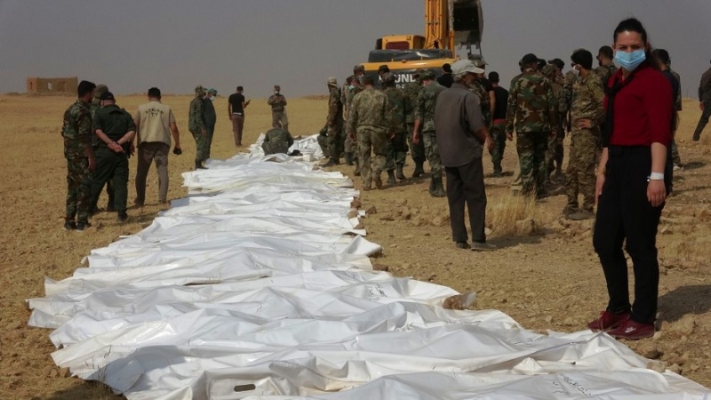 Irak'ta içinde 400 kişinin olduğu toplu mezar bulundu