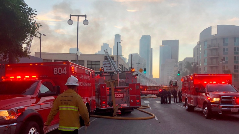 米ロサンゼルスの撮影所付近で爆発、３人が重体　