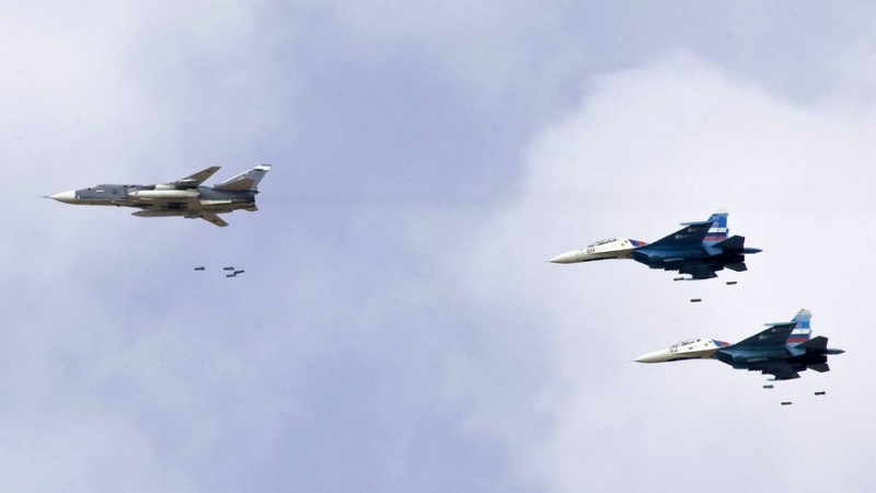 Jet Tempur Rusia Bombardir 130 Markas Teroris di Suriah