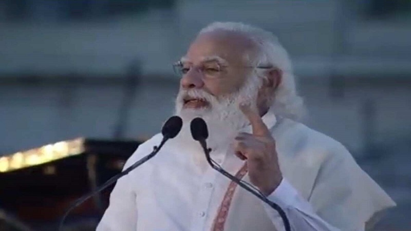 प्रधानमंत्री ने ममता के गढ़ में राष्ट्रवाद का पाठ पढ़ाया, भारत माता की जय के नारे से हो जाती हैं नाराज़...