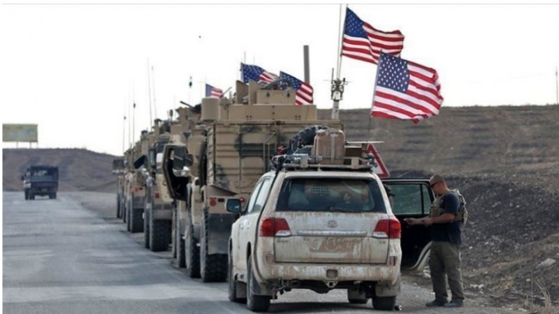 Irak'ta ABD terörist ordusunun iki lojistik konvoyuna saldırı