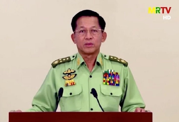 في أول خطاب له منذ الانقلاب.. قائد الجيش في ميانمار يتعهد بإجراء انتخابات حرة 