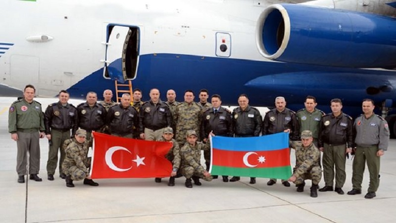 Түркијә вә Азәрбајҹан һәрбчиләринин бирҝә тәлими давам едир