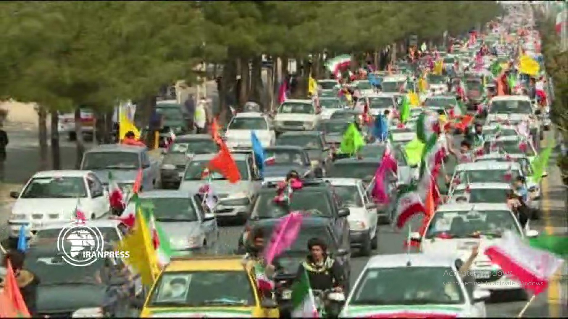 Marcha da nação iraniana pelo 42º aniversário da vitória da Revolução Islâmica no Irã