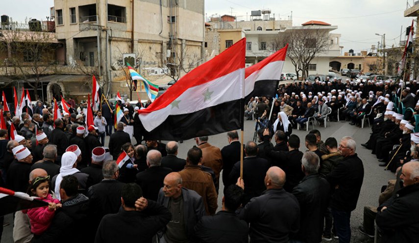 الجولان السوري المحتل يحيي ذكرى الإضراب الرافض للضم للاحتلال الإسرائيلي حتى تحرير كامل