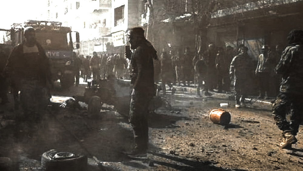 Bomb blast kills 2, wounds dozen in Syria’s Aleppo