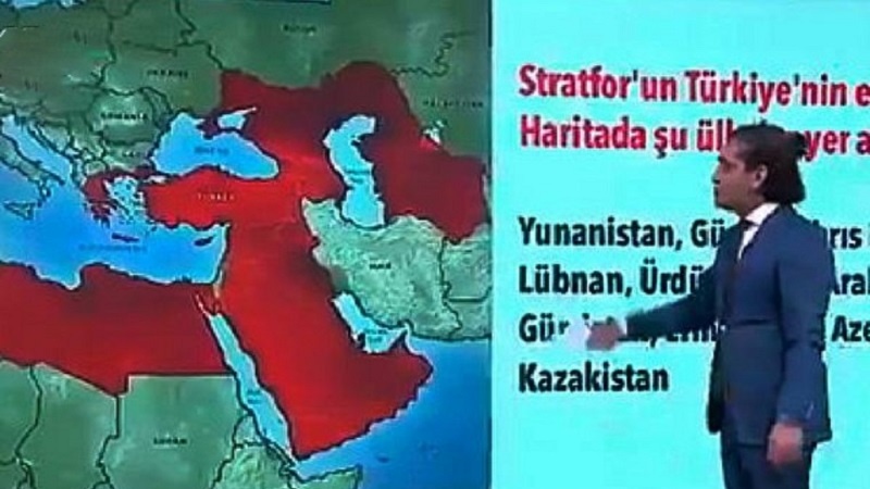 Cкандальная карта Турции к 2050 году