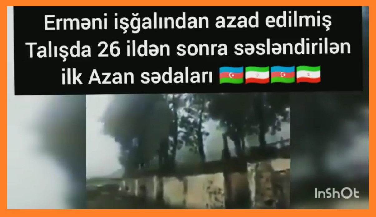 Ермәни ишғалындан азад едилмиш Талышда 26 илдән сонра сәсләндирлән илк Азан сәдалары – Видео