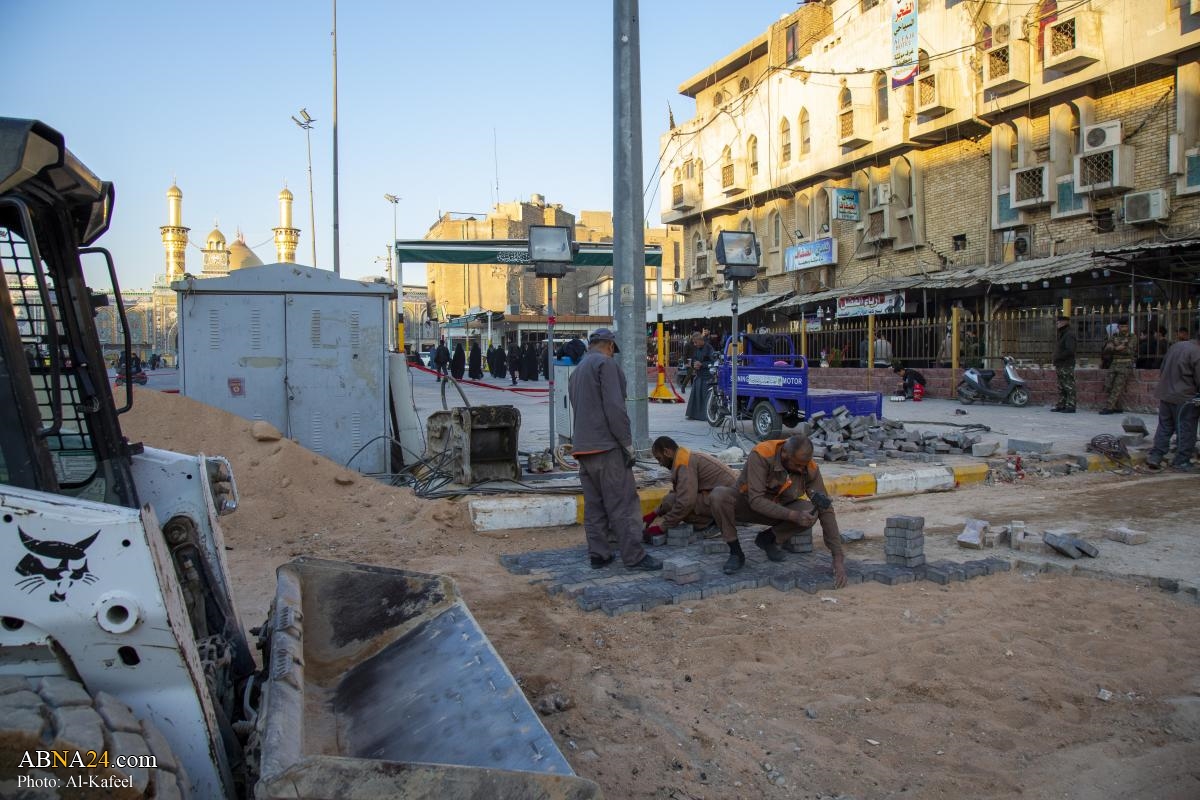Within largest external expansion of al-Abbas holy shrine: Starting adding spaces to serve visitors (+Photos)
