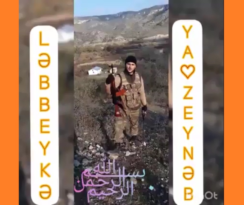 “Анд олсун Аллаһа!Бу Гәләбәни бизә газандыран Әһли-бејт севәрләр олду”- дејән һәрбичи Президентә мүраҹиәт етди- Видео