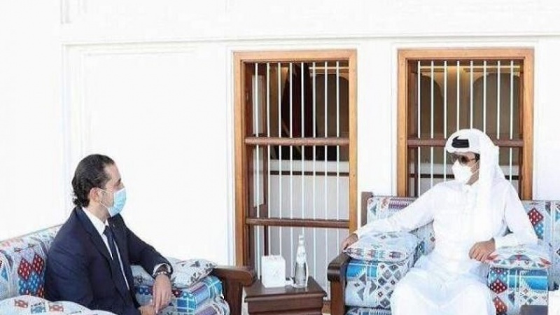 Katar Emiri Al Sani, Hariri ile görüşmesinde Lübnan'a destek olmayı sürdüreceklerini vurguladı