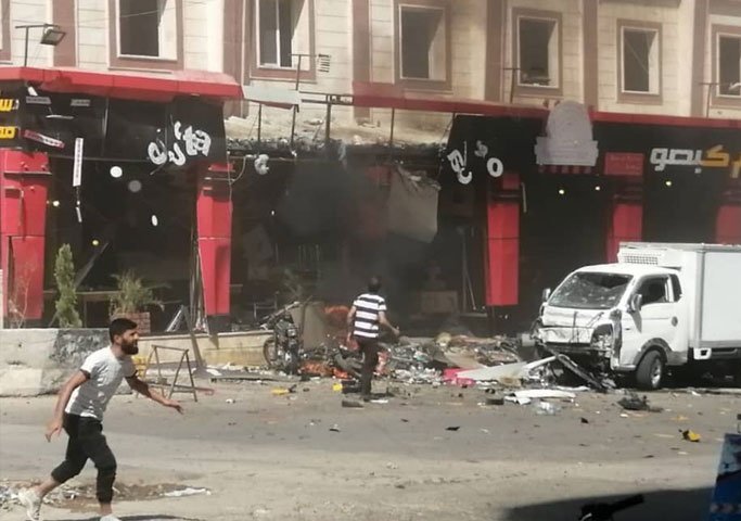 استشهاد وجرح 13 مدنيا بانفجار "دراجة نارية" شمال سوريا