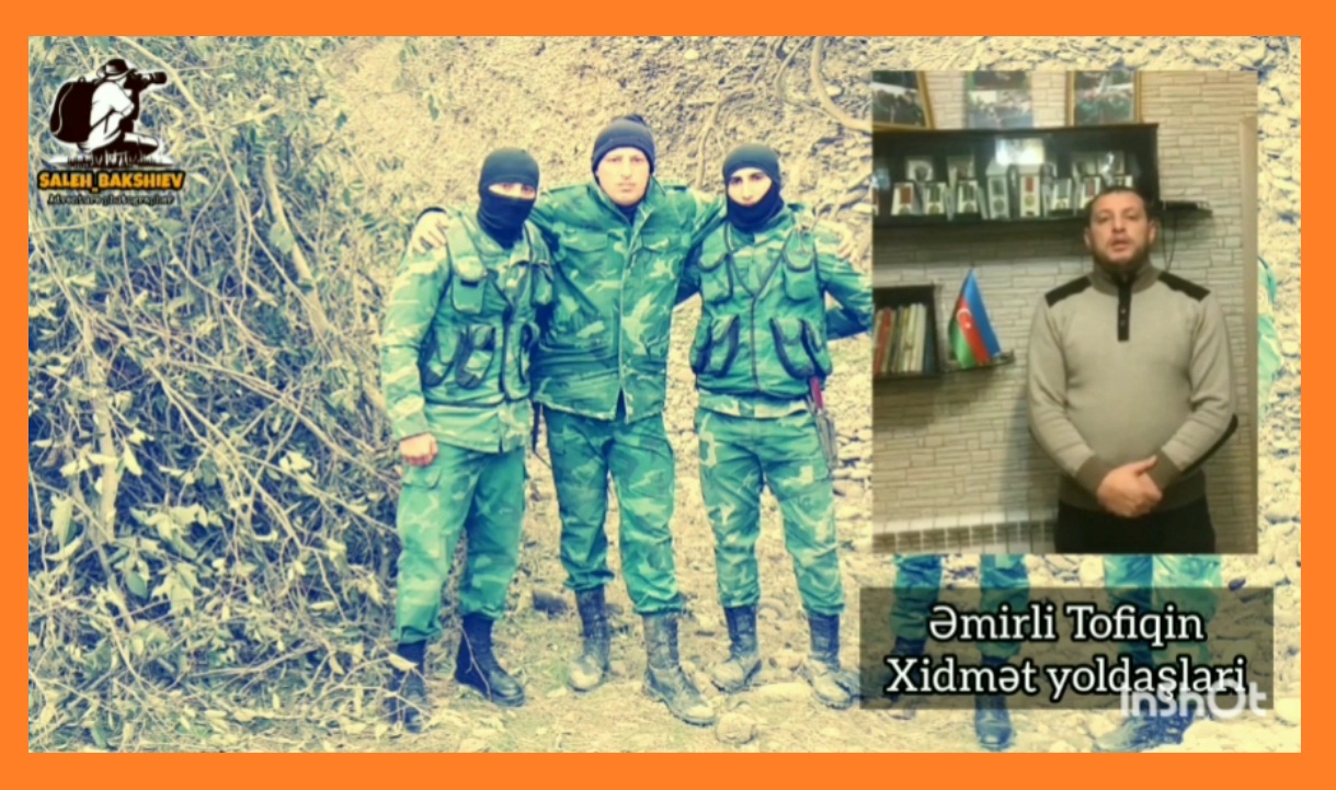 Һәрби јолдашларынын Шәһид Әмирли Тофигин кимлији вә давранышы һаггында сөјләдикләри үрәк сөзләри- Видео